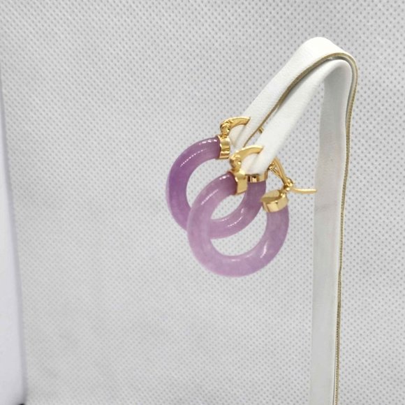 Jewelry - Brand NEW   Lavender JADE Earrings